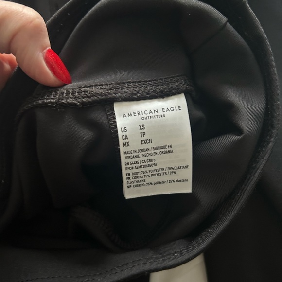 XS legging. American Eagle (black pair). Simon’s (blue pair). - Picture 5 of 7